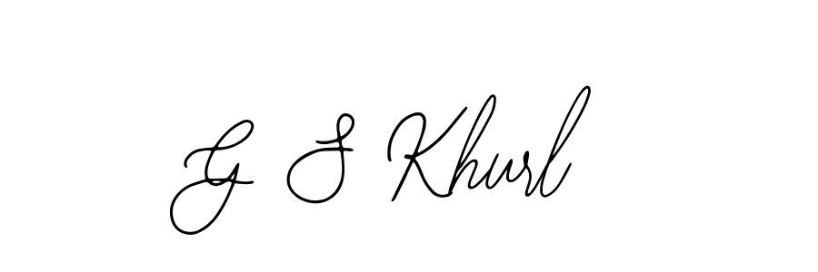 Best and Professional Signature Style for G S Khurl. Bearetta-2O07w Best Signature Style Collection. G S Khurl signature style 12 images and pictures png