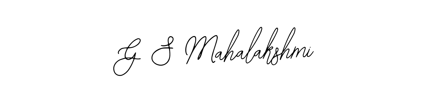 Create a beautiful signature design for name G S Mahalakshmi. With this signature (Bearetta-2O07w) fonts, you can make a handwritten signature for free. G S Mahalakshmi signature style 12 images and pictures png