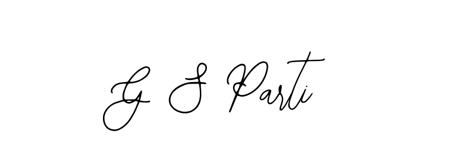 Also we have G S Parti name is the best signature style. Create professional handwritten signature collection using Bearetta-2O07w autograph style. G S Parti signature style 12 images and pictures png