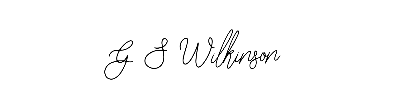 Best and Professional Signature Style for G S Wilkinson. Bearetta-2O07w Best Signature Style Collection. G S Wilkinson signature style 12 images and pictures png
