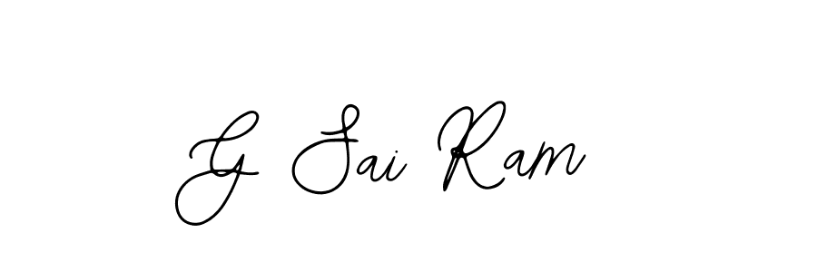 Also we have G Sai Ram name is the best signature style. Create professional handwritten signature collection using Bearetta-2O07w autograph style. G Sai Ram signature style 12 images and pictures png