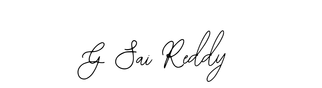 G Sai Reddy stylish signature style. Best Handwritten Sign (Bearetta-2O07w) for my name. Handwritten Signature Collection Ideas for my name G Sai Reddy. G Sai Reddy signature style 12 images and pictures png