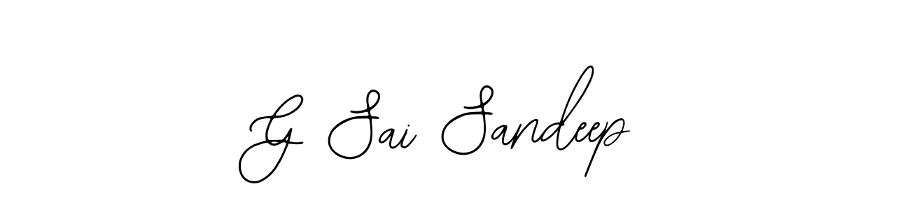Make a beautiful signature design for name G Sai Sandeep. With this signature (Bearetta-2O07w) style, you can create a handwritten signature for free. G Sai Sandeep signature style 12 images and pictures png