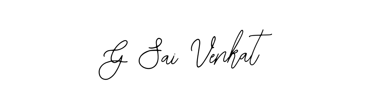 Use a signature maker to create a handwritten signature online. With this signature software, you can design (Bearetta-2O07w) your own signature for name G Sai Venkat. G Sai Venkat signature style 12 images and pictures png