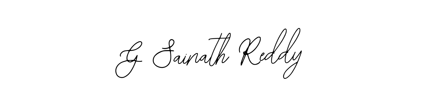 How to make G Sainath Reddy signature? Bearetta-2O07w is a professional autograph style. Create handwritten signature for G Sainath Reddy name. G Sainath Reddy signature style 12 images and pictures png