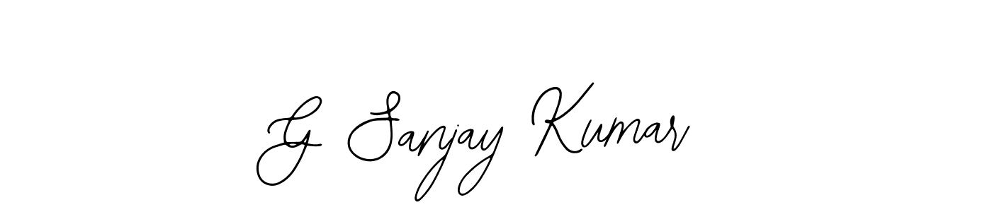 Make a beautiful signature design for name G Sanjay Kumar. With this signature (Bearetta-2O07w) style, you can create a handwritten signature for free. G Sanjay Kumar signature style 12 images and pictures png