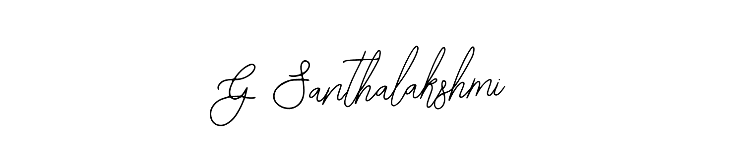 Make a beautiful signature design for name G Santhalakshmi. With this signature (Bearetta-2O07w) style, you can create a handwritten signature for free. G Santhalakshmi signature style 12 images and pictures png