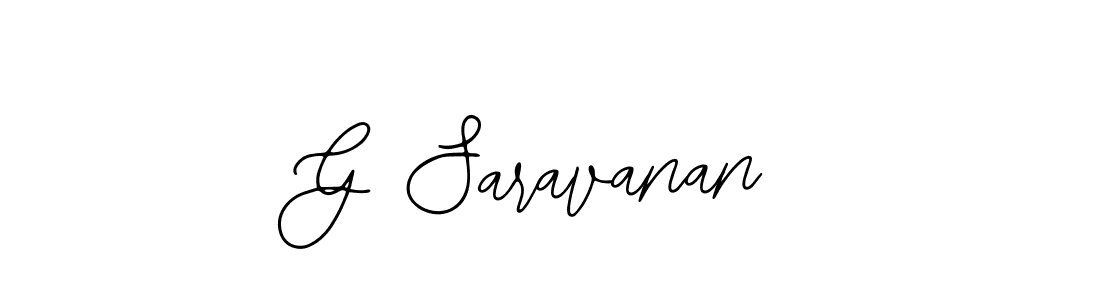 G Saravanan stylish signature style. Best Handwritten Sign (Bearetta-2O07w) for my name. Handwritten Signature Collection Ideas for my name G Saravanan. G Saravanan signature style 12 images and pictures png