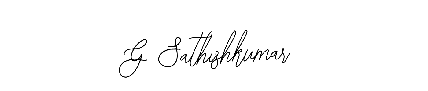 It looks lik you need a new signature style for name G Sathishkumar. Design unique handwritten (Bearetta-2O07w) signature with our free signature maker in just a few clicks. G Sathishkumar signature style 12 images and pictures png