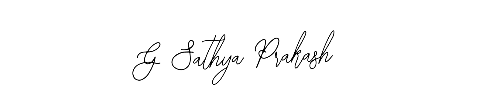 if you are searching for the best signature style for your name G Sathya Prakash. so please give up your signature search. here we have designed multiple signature styles  using Bearetta-2O07w. G Sathya Prakash signature style 12 images and pictures png