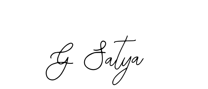 Also we have G Satya name is the best signature style. Create professional handwritten signature collection using Bearetta-2O07w autograph style. G Satya signature style 12 images and pictures png