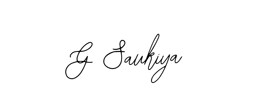 Also we have G Saukiya name is the best signature style. Create professional handwritten signature collection using Bearetta-2O07w autograph style. G Saukiya signature style 12 images and pictures png