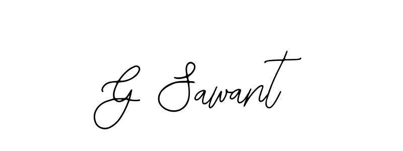 How to make G Sawant signature? Bearetta-2O07w is a professional autograph style. Create handwritten signature for G Sawant name. G Sawant signature style 12 images and pictures png