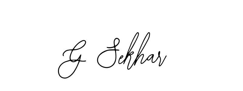 Make a beautiful signature design for name G Sekhar. Use this online signature maker to create a handwritten signature for free. G Sekhar signature style 12 images and pictures png