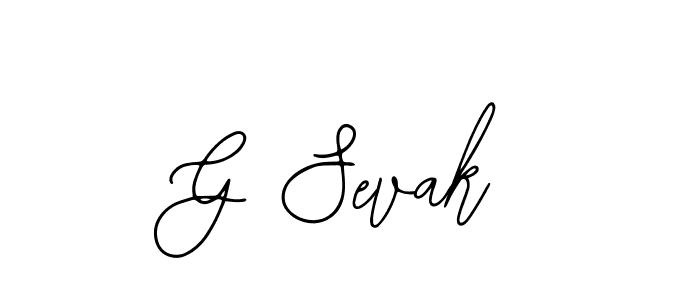 Bearetta-2O07w is a professional signature style that is perfect for those who want to add a touch of class to their signature. It is also a great choice for those who want to make their signature more unique. Get G Sevak name to fancy signature for free. G Sevak signature style 12 images and pictures png