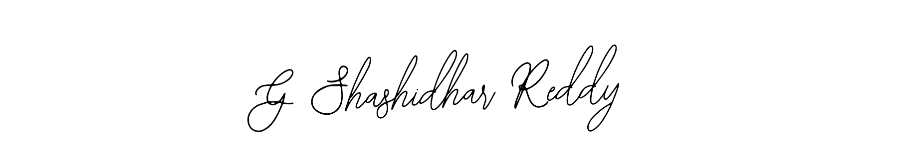 The best way (Bearetta-2O07w) to make a short signature is to pick only two or three words in your name. The name G Shashidhar Reddy include a total of six letters. For converting this name. G Shashidhar Reddy signature style 12 images and pictures png