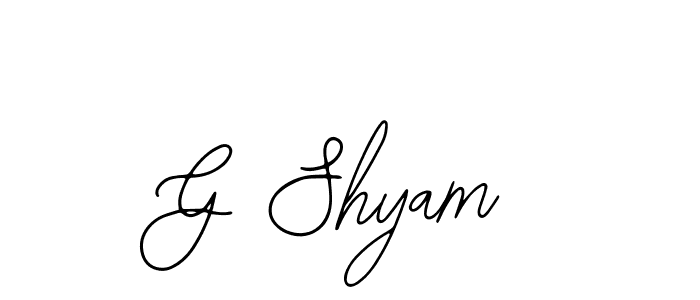 Make a beautiful signature design for name G Shyam. Use this online signature maker to create a handwritten signature for free. G Shyam signature style 12 images and pictures png