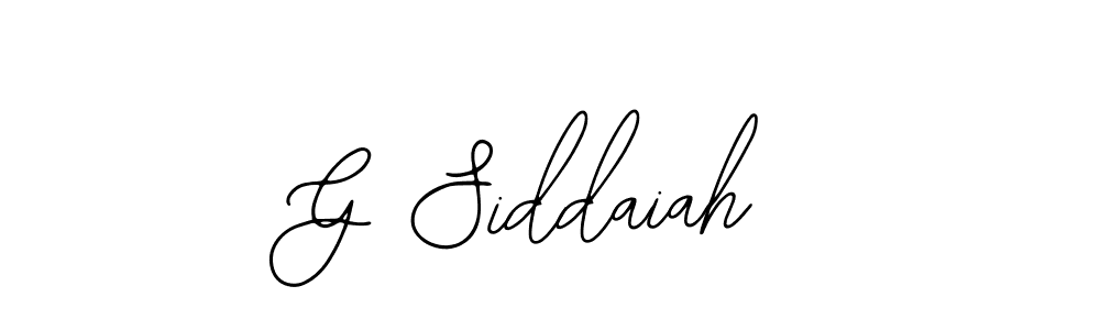 Make a beautiful signature design for name G Siddaiah. With this signature (Bearetta-2O07w) style, you can create a handwritten signature for free. G Siddaiah signature style 12 images and pictures png