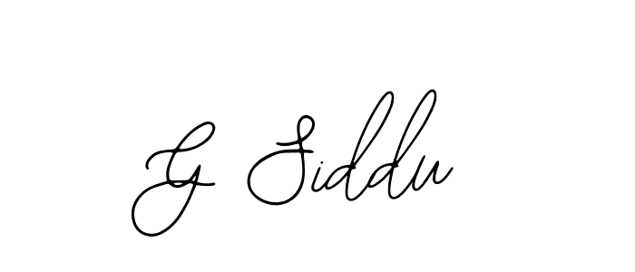 Use a signature maker to create a handwritten signature online. With this signature software, you can design (Bearetta-2O07w) your own signature for name G Siddu. G Siddu signature style 12 images and pictures png