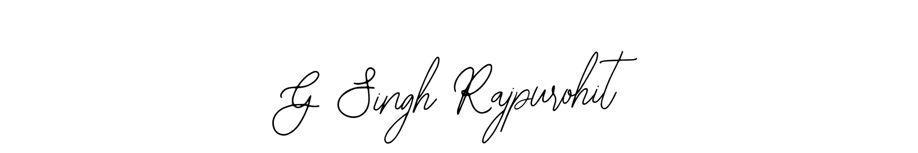 How to Draw G Singh Rajpurohit signature style? Bearetta-2O07w is a latest design signature styles for name G Singh Rajpurohit. G Singh Rajpurohit signature style 12 images and pictures png