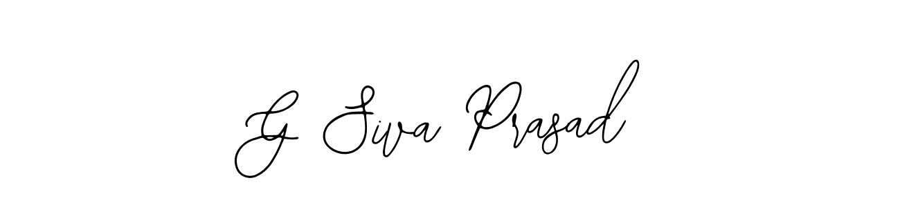 if you are searching for the best signature style for your name G Siva Prasad. so please give up your signature search. here we have designed multiple signature styles  using Bearetta-2O07w. G Siva Prasad signature style 12 images and pictures png