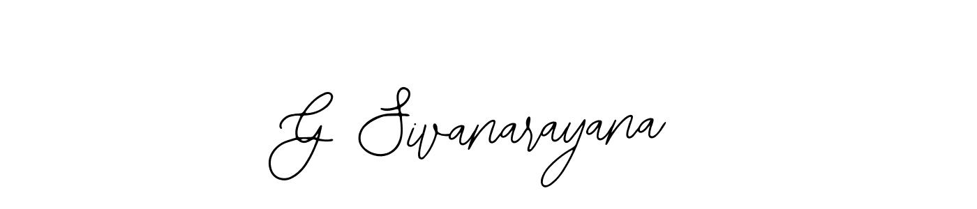 Once you've used our free online signature maker to create your best signature Bearetta-2O07w style, it's time to enjoy all of the benefits that G Sivanarayana name signing documents. G Sivanarayana signature style 12 images and pictures png