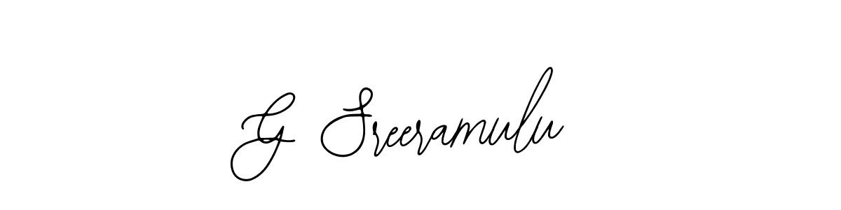 if you are searching for the best signature style for your name G Sreeramulu. so please give up your signature search. here we have designed multiple signature styles  using Bearetta-2O07w. G Sreeramulu signature style 12 images and pictures png