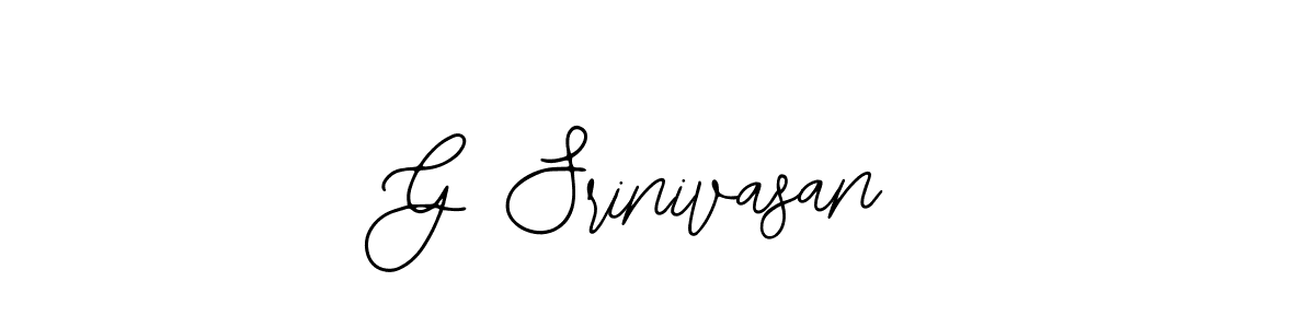 The best way (Bearetta-2O07w) to make a short signature is to pick only two or three words in your name. The name G Srinivasan include a total of six letters. For converting this name. G Srinivasan signature style 12 images and pictures png