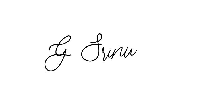 Make a beautiful signature design for name G Srinu. With this signature (Bearetta-2O07w) style, you can create a handwritten signature for free. G Srinu signature style 12 images and pictures png
