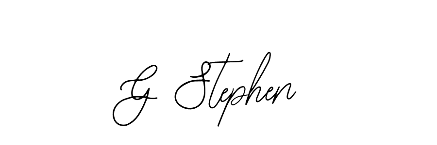 Create a beautiful signature design for name G Stephen. With this signature (Bearetta-2O07w) fonts, you can make a handwritten signature for free. G Stephen signature style 12 images and pictures png