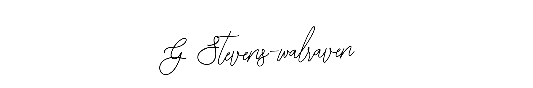 G Stevens-walraven stylish signature style. Best Handwritten Sign (Bearetta-2O07w) for my name. Handwritten Signature Collection Ideas for my name G Stevens-walraven. G Stevens-walraven signature style 12 images and pictures png