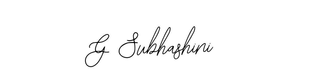 The best way (Bearetta-2O07w) to make a short signature is to pick only two or three words in your name. The name G Subhashini include a total of six letters. For converting this name. G Subhashini signature style 12 images and pictures png