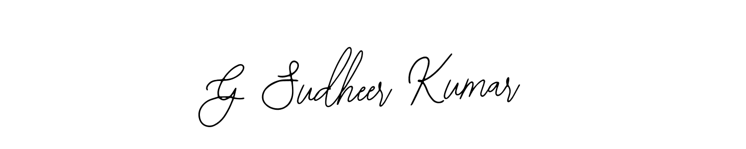 You should practise on your own different ways (Bearetta-2O07w) to write your name (G Sudheer Kumar) in signature. don't let someone else do it for you. G Sudheer Kumar signature style 12 images and pictures png