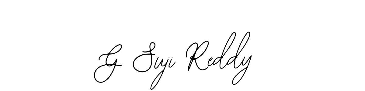Make a beautiful signature design for name G Suji Reddy. With this signature (Bearetta-2O07w) style, you can create a handwritten signature for free. G Suji Reddy signature style 12 images and pictures png