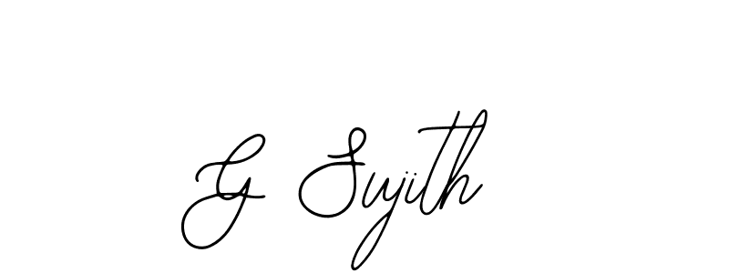 Best and Professional Signature Style for G Sujith. Bearetta-2O07w Best Signature Style Collection. G Sujith signature style 12 images and pictures png