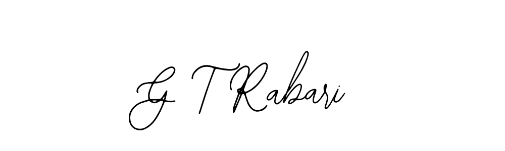 You can use this online signature creator to create a handwritten signature for the name G T Rabari. This is the best online autograph maker. G T Rabari signature style 12 images and pictures png