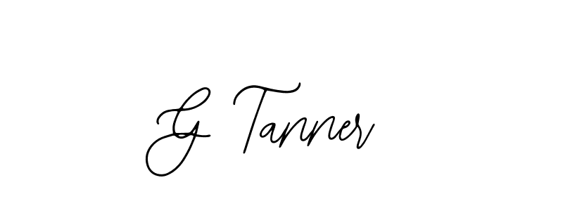 Design your own signature with our free online signature maker. With this signature software, you can create a handwritten (Bearetta-2O07w) signature for name G Tanner. G Tanner signature style 12 images and pictures png