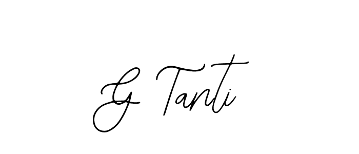 How to make G Tanti signature? Bearetta-2O07w is a professional autograph style. Create handwritten signature for G Tanti name. G Tanti signature style 12 images and pictures png