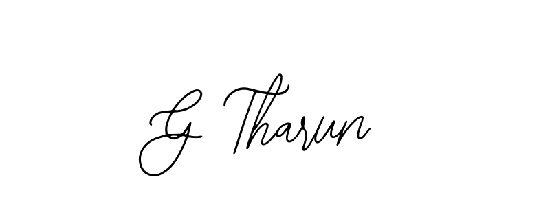 Bearetta-2O07w is a professional signature style that is perfect for those who want to add a touch of class to their signature. It is also a great choice for those who want to make their signature more unique. Get G Tharun name to fancy signature for free. G Tharun signature style 12 images and pictures png