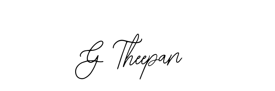 Also we have G Theepan name is the best signature style. Create professional handwritten signature collection using Bearetta-2O07w autograph style. G Theepan signature style 12 images and pictures png