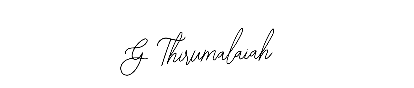 G Thirumalaiah stylish signature style. Best Handwritten Sign (Bearetta-2O07w) for my name. Handwritten Signature Collection Ideas for my name G Thirumalaiah. G Thirumalaiah signature style 12 images and pictures png