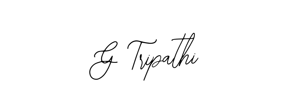 You should practise on your own different ways (Bearetta-2O07w) to write your name (G Tripathi) in signature. don't let someone else do it for you. G Tripathi signature style 12 images and pictures png