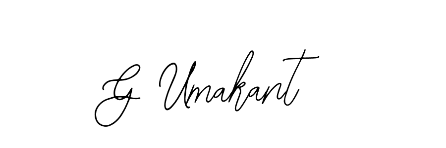 Also we have G Umakant name is the best signature style. Create professional handwritten signature collection using Bearetta-2O07w autograph style. G Umakant signature style 12 images and pictures png