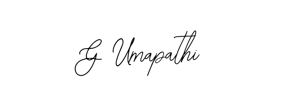 if you are searching for the best signature style for your name G Umapathi. so please give up your signature search. here we have designed multiple signature styles  using Bearetta-2O07w. G Umapathi signature style 12 images and pictures png