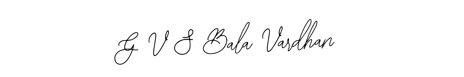 Once you've used our free online signature maker to create your best signature Bearetta-2O07w style, it's time to enjoy all of the benefits that G V S Bala Vardhan name signing documents. G V S Bala Vardhan signature style 12 images and pictures png