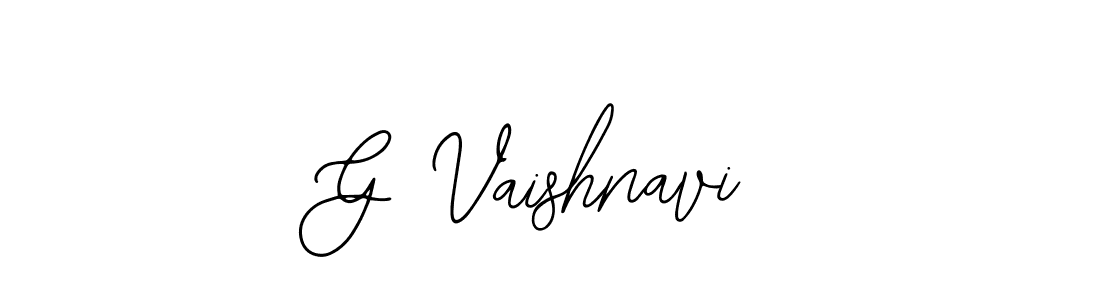 How to make G Vaishnavi signature? Bearetta-2O07w is a professional autograph style. Create handwritten signature for G Vaishnavi name. G Vaishnavi signature style 12 images and pictures png