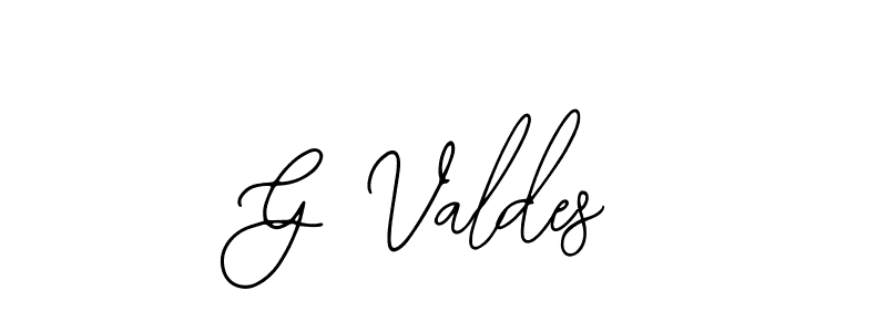 Also we have G Valdes name is the best signature style. Create professional handwritten signature collection using Bearetta-2O07w autograph style. G Valdes signature style 12 images and pictures png