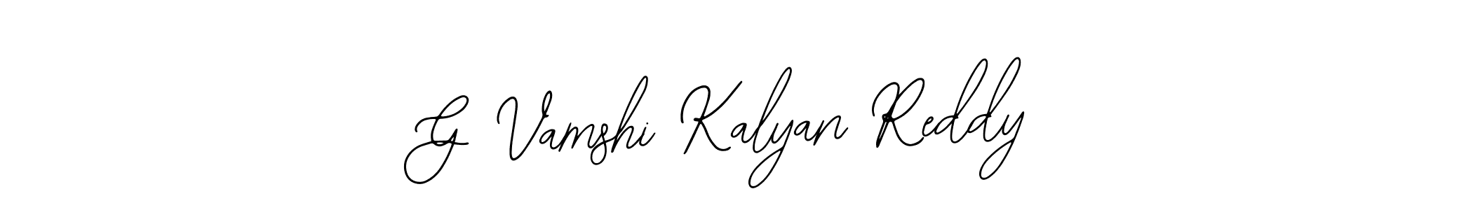 Make a short G Vamshi Kalyan Reddy signature style. Manage your documents anywhere anytime using Bearetta-2O07w. Create and add eSignatures, submit forms, share and send files easily. G Vamshi Kalyan Reddy signature style 12 images and pictures png