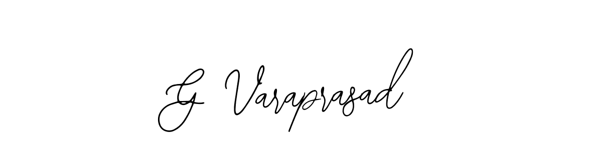 Also You can easily find your signature by using the search form. We will create G Varaprasad name handwritten signature images for you free of cost using Bearetta-2O07w sign style. G Varaprasad signature style 12 images and pictures png