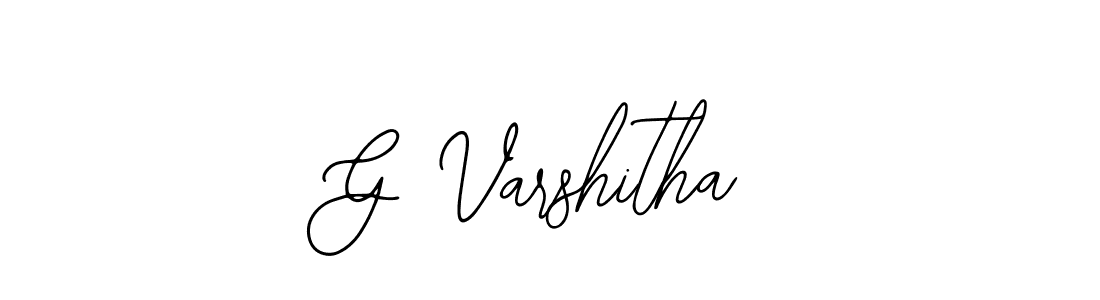 How to make G Varshitha signature? Bearetta-2O07w is a professional autograph style. Create handwritten signature for G Varshitha name. G Varshitha signature style 12 images and pictures png